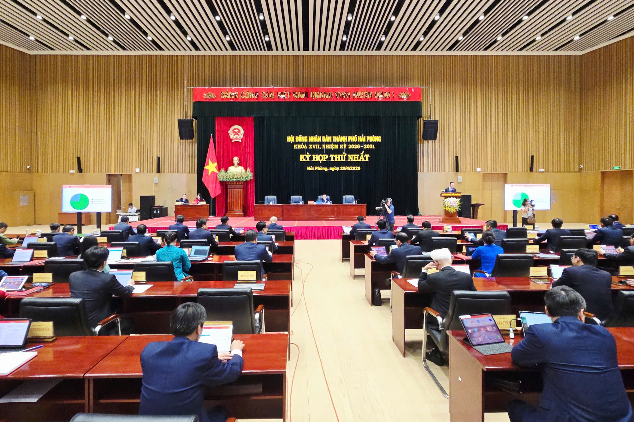 Khai mạc Kỳ họp thứ Nhất HĐND thành phố khóa XVII, nhiệm kỳ 2026 - 2031